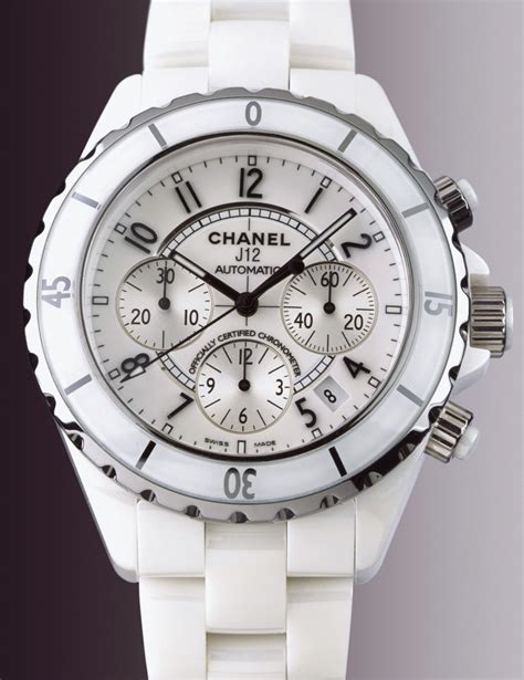 chanel white watch|chanel j12 watch price list.